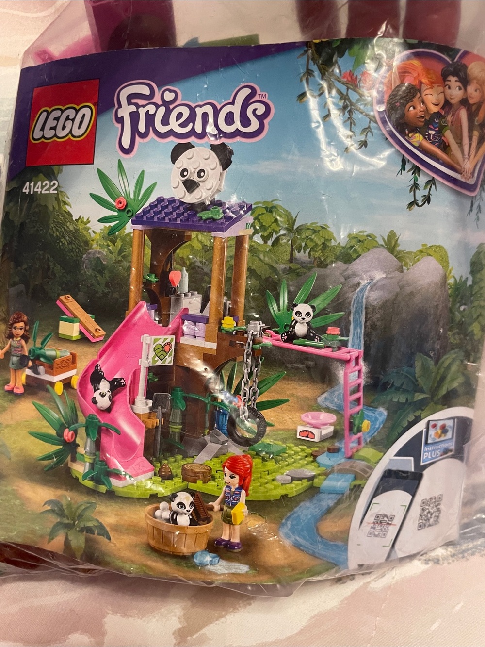 LEGO Friends Pink and Green Panda Playground Playset